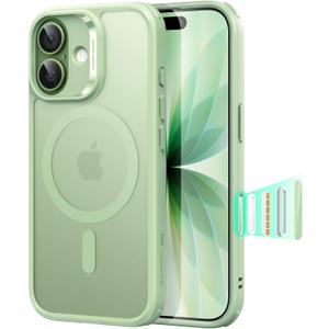 ESR for iPhone 17 Case, Camera Control, Compatible with MagSafe, Shockproof MilitaryGrade Protection, Magnetic Phone Case for iPhone 17, Classic Hybrid Case,Frosted Light Green