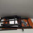 KOMOREBI Overbed Table with Wheels Laptop Desk Cart Table Over The Bed Table Adjustable Height and Length for Hospital and Home use (Black)