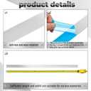 2 Pcs Stainless Steel Trim Strips 304 Brushed Stainless Steel Metal Finishing Sheet Metal Gap Strip Filler Trim for Kitchen Tools(1 x 30 Inch,Silver)