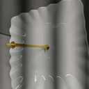 PinCute 5 Pcs Dessert Table Display Set - 2 X Cupcake Stand Holder/Cup Cake Tier Tower & 3 X Serving Tray Combo for Tea Party, Birthday, Baby Shower (Wave Square)