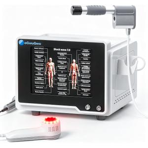 2026 3-in-1 Professional Shockwave Therapy Machine with Soundwave + Cold/Hot Hammer, Deep Muscle Pain Relief, Plantar Fasciitis, Joint Recovery, All-Powerful Recovery Station for PT/Home