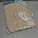 Men's Renaissance Costume, Pirate Shirt, Retro Lace-up Style for Medieval, Viking, Hippie and Halloween Cosplay (Beige, XL)