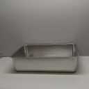 Stainless Steel Litter Box 1 Pack, 23.6x15.7"x6" Deep Stainless Steel Cat Litter Box Extra Large, XL Metal Litterbox for Big Cats with High Sides, Non Stick Surface, Easy to Clean