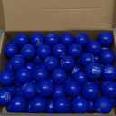 Shappy 72 Pcs Inspirational Stress Relief Balls Motivational Stress Ball Encouraging PU Bulk Balls for Adults Small Therapy Fidget Relief Toys for Valentines Gifts (Blue)