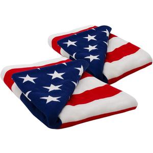 Beach Collection American Flag Soft Towel 40x60 (Large, Beach Towel Set of 2)