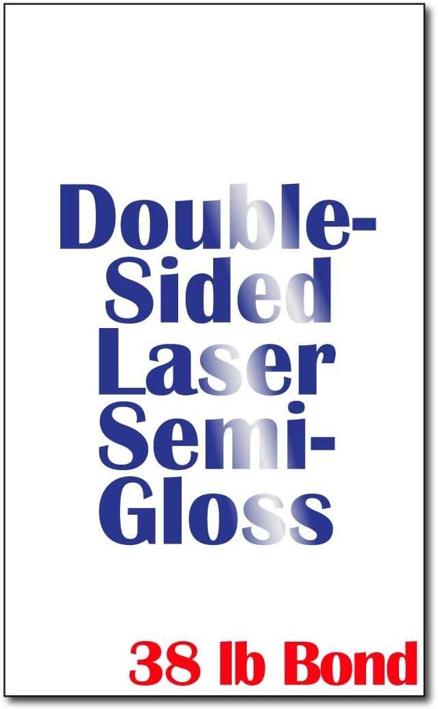 Legal Size (8 1/2" x 14") Laser Gloss Paper (38lb Bond) - 250 Sheets - For Laser Printers Only
