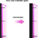 INFUN 1 Inch Telescoping 3 Ring Binder - 6PCS, Flexible Round Binder with Customizable Front Cover and Clear Catalog Pocket, 1Inch Rings, 225 Sheet Capacity