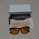 livho High Tech Blue Light Glasses - Advanced 99% Blue Light Blocking Computer Glasses - Anti Eyestrain & UV Glare Protection (*B1 Light Black+clear)