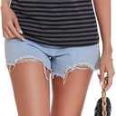 Sosolism Sleeveless Maternity Nursing Tank for Breastfeeding Clothes, Striped (Black, XL)