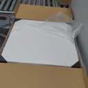 Art3d 12-Pack Stucco Texture Drop Ceiling Tiles 2x2 FT - Fire-Rated, Waterproof, Reusable - Premium PVC 24x24 Inch Ceiling Panels for Living Room Kitchen Bathroom Basement Office, White