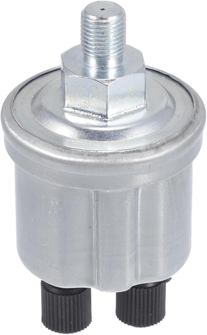 Car Fuel Pressure Sensor Durable | Oil Pressure Sensor Black Silver Tone 1 Pcs