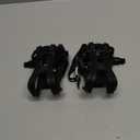 YBEKI Pro-Grade SPD Spin Bike Pedals and Straps/Toe Clip for Indoor Exercise Cycling & Spin Peloton/Schwinn/Sunny/Bikes Compatible, 9/16" Axle with Sealed Bearings, Pack of 2 