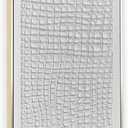 Hand Painted White Textured Abstract Oil Painting Wall Art Modern Large Framed Artwork for Living Room Hallway 46x31 Vertical Wall Decor (AllWhite)