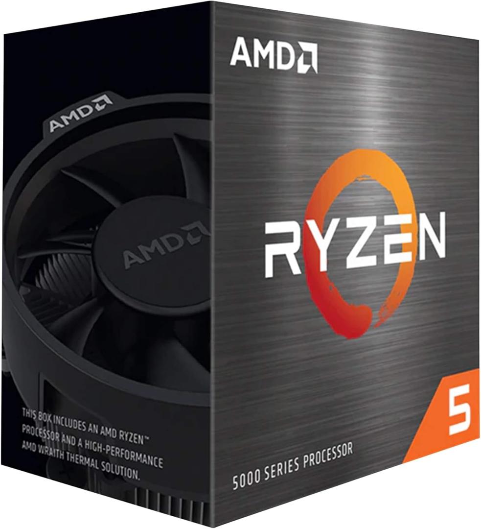 AMD Ryzen 5 5600 6-Core, 12-Thread Unlocked Desktop Processor with Wraith Stealth Cooler