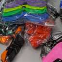 OuMuaMua Inflatable Rock Star Toy Set, 18 Pack Inflatable Party Props - 4 Inflatable Guitar, 6 Microphones, 6 Shutter Shading Glasses, 1 Saxophone and 1 Inflatable Keyboard Piano Inflatable Rock Toys