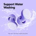 Ear Plugs for Sleeping Noise Cancelling, 45dB for Noise Reduction, Noise-Reducing Earplugs for Sleeping, Concerts, Shooting, Silicone Hearing Protection Earbuds with 8 Eartips (Purple, One Size)