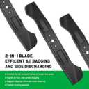 Cub Cadet 46 inch Mower Blades for 942-04244A MTD Cub Cade XT1 XT2 LT46 LTX1045 LTX1046 RZT L46 46" Deck Lawnmower Replace for 942-04290 942-04244 742-04244 High-Lift (2 Pack)