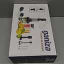 Ganiza Immersion Blender, Max 1200W Heavy Duty Hand Blender with Time Display & Variable Speed Trigger, 9-in-1 Electric Handheld Mixer with Chopper Whisk Frother Beaker Ideal for Soup Puree Smoothies (Black)