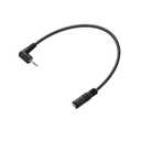 Right Angle 2.5mm Audio Aux Cable,90 Degree 2.5mm Male to Female TS Mono Audio Extension Cable for Smartphone,Headphone,Mp3 Player0.3M
