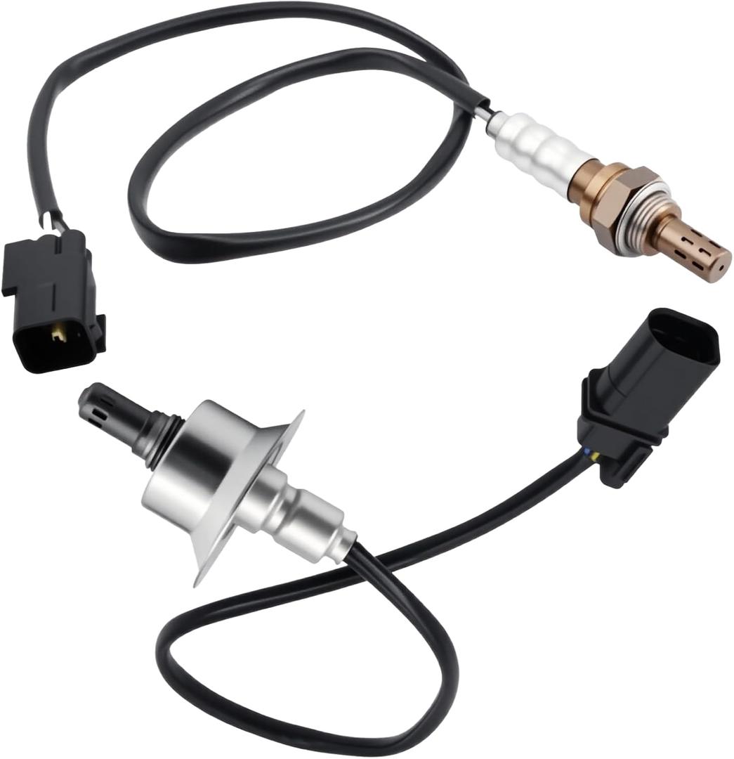 O2 Sensor Upstream and Downstream 2Pcs - Compatible with Hyundai Sonata, Santa FE, Tucson, for Kia Forte, Optima, Sorento Replace#392102G100, 392102G200, 234-5029, 234-4238