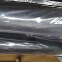 Muzata 4PCS 50FT Black Under Deck Drainage System Trough HDPE Waterproofing Membrane Fit for 16 Joist Spacing M081