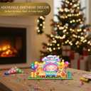 2 x BlinkWishes First Birthday Gifts, Baby 1st Birthday Wooden Decor, 3D Pop-Out Card Alternative, Laser-Cut Wood Tabletop Keepsake, Freestanding Tiered Tray Ornament, Gift for Baby Girls Boys