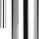 68oz/2L Stainless Steel Water Pitcher Metal Pitchers with Ice Guard Silver Carafe Drink Pitcher with Handle for Iced/Hot Tea Juice, Coffee, Milk