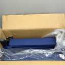 VIVOHOME Stadium Seats with Back Support and Cushion, 2 Pack Portable Bleacher Chairs with Cup Holder and Shoulder Strap (Navy Blue)