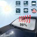 Front Windshield Sunshade Custom Fit for 2020-2026 Ford Escape SUV