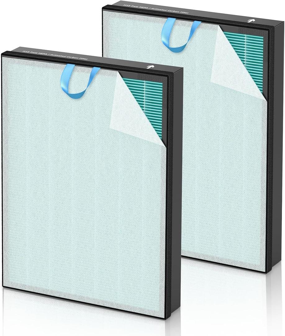 Vital 200S Smoke Remover Replacement Filter for LEVOIT Vital 200S and Vital 200S-P Air Purifier, High-Efficiency Activated Carbon Filter, Vital 200S-RF-SR