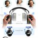 Dr.meter Noise Reduction Ear Muffs, Noise Cancelling Headphones for Adults, Kids Autism Sensory Ear Protection Earmuffs, 31dB Hearing Protection for Shooting Gun Range, Mowing, Monster Jam, Focus