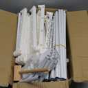 Metal Rack Organizer 10 Tiers Tall for 20-24 Pairs - Narrow Shoe Racks for Closets Entryway - Vertical Boots Organizer Storage - Sturdy White Shelf Cabinet