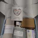 Unboxme Mother's Day Lavender Spa Gift Set | Relaxation Self-Care Package with Candle & Bath Bombs | Perfect Gift for Mom, Birthday, Get Well Soon 