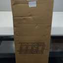 5 Tier Folding Shelf with Wheels,Metal Steel Collapsible Shelves,No Assembly Portable Shelves Organizer Rack,Rolling Standing Utility Rack for Kitchen, Pantry, Office, Black