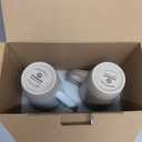 famiware Milkyway Coffee Mugs, 20oz Large Coffee Mug, Ceramic Mug Set of 2 with Lid, Cup Set with Handle for Latte, Tea, Cocoa, Milk, Home & Office, Cinnamon Brown and Light Gray