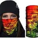 7 x Tubular Face Mask, Breathable Fabric, Tubular Bandana 100% Polyester Microfiber Face Protection with SPF 40 for Men and Women - (Welcome to the Hi Life Neck Gaiter)