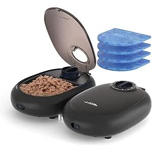 Boundless love for pets 2 meal pet feeder