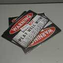 4 x Funny Metal Tin Sign Vintage Garage Signs For Men, Man Cave Sign Metal Bar Signs Decor Dad's Garage Metal Sign Outdoor Bar Signs Sarcastic Gifts Metal Signs For Home Wall Decor 8x12 Inch