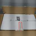 BOBOMOMO 27.25" Modern Table Lamp Set of 2, Warm Beige Resin Lamp with Natural Stone Look, Lamps for Living Room with Linen Shades, Bedside Lamp for Bedroom, Living Room, Nightstand, Entryway