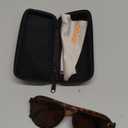 Jefoo Polarized Aviator Sunglasses for Women Men Retro Trendy Sports Sunglasses for Outdoor UV400 Protection (Tortoise Frame / Brown Lens)