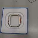 amBand for Apple Watch Series 11 10 46mm Metal Case Men, W1 Rugged Protective Bumper [Turn iWatch into Ultra 3/2/1 Look] with Back Cover, Upgrade Conversion Kit Stylish Protector - Natural Titanium