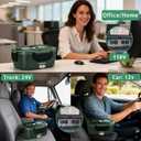 Electric Lunch Box for Adults,80W Heated Lunch Box-1.5L Electric Food Warmers, Portable Food Warmer for Travel & Work, Warming Soup & Reheat, Loncheras para Hombres de Trabajo,1*Container