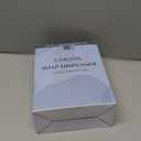 Soap Dispenser - 2 Pack, Antique Design Thick Glass Hand Soap Dispensers with Sturdy Tray; 304 Rust Proof Stainless Steel Black Pump, 12Pcs Stickers, for Kitchen, Bathroom