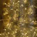 Dazzle Bright Christmas Icicle Lights, 88.5 FT 1080 LED 8 Modes Curtain Fairy Lights with 180 Drops, Xmas String Lights for Outdoor Holiday Wedding Party Decorations (Warm White)
