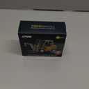 BRRRRT 1/64 Full Proportional RC Forklift Toy,8 Channel 2 Mode Mini Remote Control Forklift Truck with Flatbed Tow Truck,2 in 1 Transformable Lift Fork & Hook with Rechargeable Battery for 4+ Kids