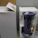 18 Inch Dog Fire Hydrant Pee Post Puppy Pee Training Post Garden Statue, Blue & Gold Fire Hydrant Outdoor Figurines Decor for Yard Garden Lawn Patio