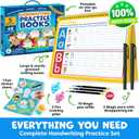 Magic Grooved Writing Practice for Kids Age 3-5 - Grooved Writing Books for Kids 3-5 - Handwriting Practice for Kids 5-7 - Tracing Books Toys for 4 Year Old - Preschool Learning Activities