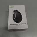 acer Ergonomic Mouse Wireless, Vertical Computer Mouse for Office, Ergo Mice Rechargeable for Right Hand, 2.4GHz USB Receiver, 800/1200/1600 DPI, 6 Buttons for Laptop, PC and Desktop