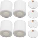 AirClean 4 Pack 3.7" High Replacement Base Pre-Motor Foam Filters Compatible with Shark IQ Robot Vacuum R101AE RV1001AE UR1005AE Self-Empty Base