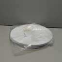 13'' Party Chargers Large Plates & Platters Great for Elegant Party's Weddings Tableware Great for Serving dish White, Pack of 6